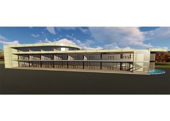 L'acier a préfabriqué la structure métallique faite sur commande de Decoiling de supermarché de centre commercial