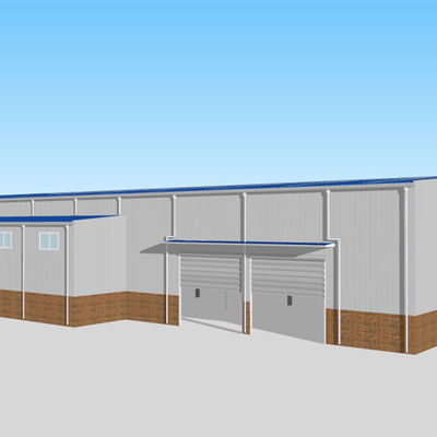 Construction préfabriquée en métal de bâtiment d'usine d'atelier de structure métallique