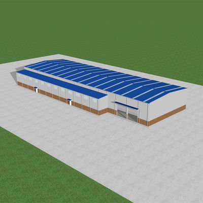 Construction préfabriquée en métal de bâtiment d'usine d'atelier de structure métallique