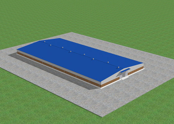 Construction préfabriquée en acier léger pour entrepôt