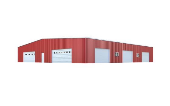 Avantages de construction de coût bas d'entrepôt de structure métallique de la grille 40*100