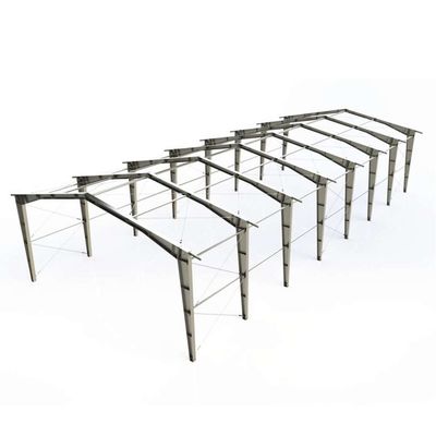 Structure métallique de Q355B pour le stockage de bâtiment d'atelier d'entrepôt