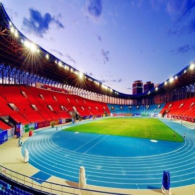 Gymnase en acier fiable construisant le stade préfabriqué de large échelle légère