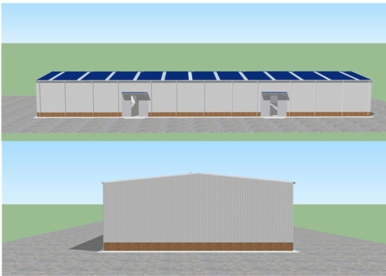 90m*27m Structure préfabriquée en acier Atelier Construction de bâtiments