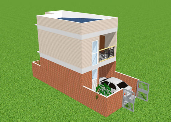 Appartement en acier galvanisé de villa de duplex de Chambre de poids léger préfabriqué
