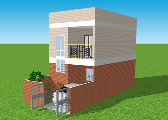 Appartement en acier galvanisé de villa de duplex de Chambre de poids léger préfabriqué