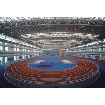 Gymnase de construction en acier préfabriqué de poids léger de stade de cadre de l'espace de grande envergure