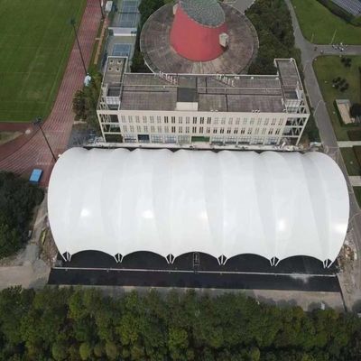 Gymnase préfabriqué de bâtiment en métal de structure métallique rouille recyclable de stade d'anti