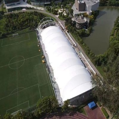 Gymnase préfabriqué de bâtiment en métal de structure métallique rouille recyclable de stade d'anti