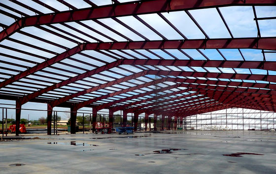 L'ODM a pré machiné l'entrepôt en acier industriel adapté aux besoins du client ISO9001 de structure métallique