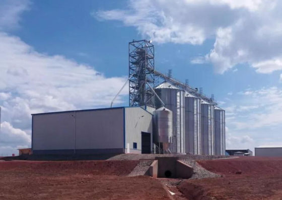Bâtiment industriel fabriqué par construction préfabriquée ISO9001 de plate-forme de structure métallique