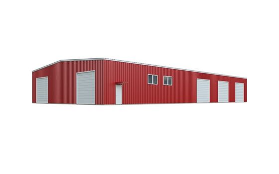 Construction de bâtiments préfabriquée de structure métallique d'entrepôt Q355B léger