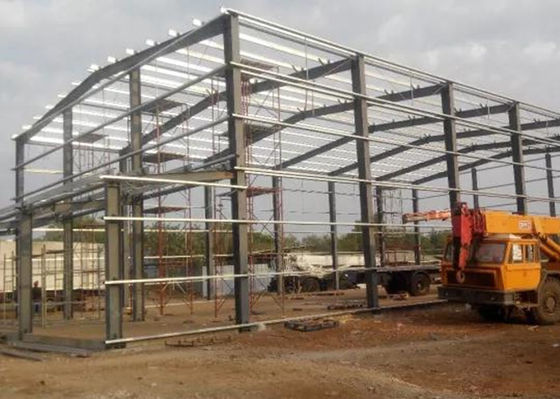 CE durable portail en acier préfabriqué de grande envergure de construction de logements de cadre