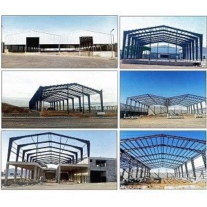 Poinçon imperméable d'entrepôt de structure métallique de Q355B grand adapté aux besoins du client