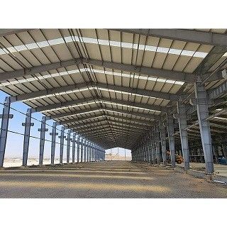 Poinçon imperméable d'entrepôt de structure métallique de Q355B grand adapté aux besoins du client