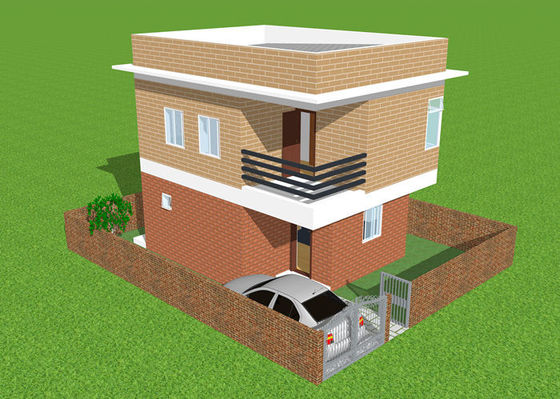 La Chambre légère préfabriquée de structure métallique a galvanisé la villa en acier légère