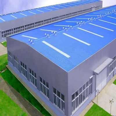 La fabrication agricole légère d'entrepôt de structure métallique a adapté aux besoins du client