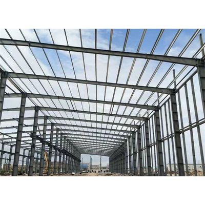 Structure métallique de Q355B pour le stockage de bâtiment d'atelier d'entrepôt ignifuge