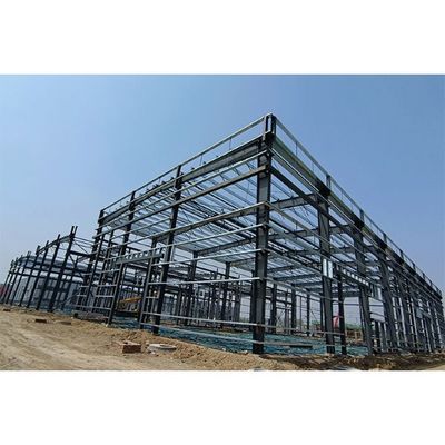 Large échelle multifonctionnelle d'entrepôt adaptée aux besoins du client par écurie de structure métallique