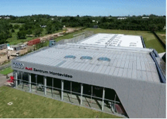 Exposition hall protégeant du vent de bâtiment à pans de bois en acier commercial industriel préfabriqué