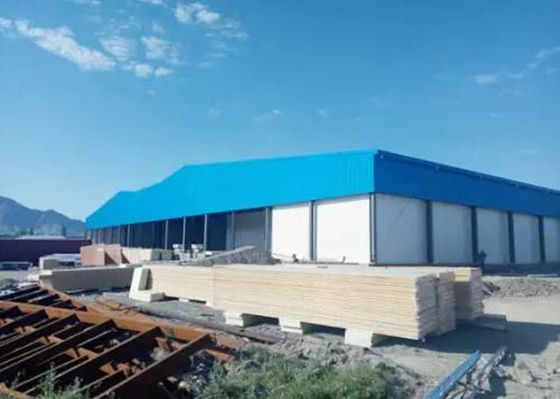 bâtiment industriel préfabriqué de cadre de maison d'atelier de structure métallique de 100m*40m