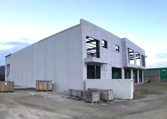 Exposition hall galvanisée par bâtiment à pans de bois en acier commercial de structure métallique de gigaoctet