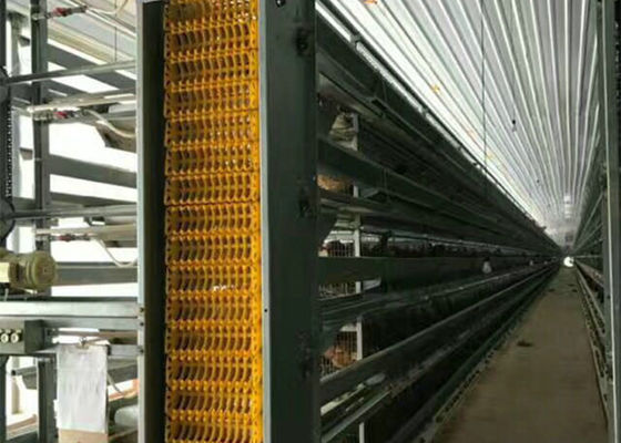 Q235B / Chambre de poulet de ferme de structure métallique de Q355B gigaoctet ignifuge