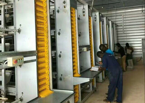 Q235B / Chambre de poulet de ferme de structure métallique de Q355B gigaoctet ignifuge