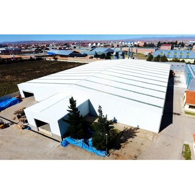 Bâtiment de cadre industriel préfabriqué d'atelier de structure métallique ignifuge
