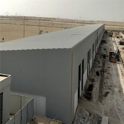 Le cadre ignifuge d'atelier de structure métallique de grande envergure a préfabriqué ISO9001