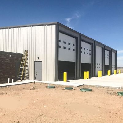 Bâtiment à ossature industrielle préfabriqué d'atelier de structure métallique