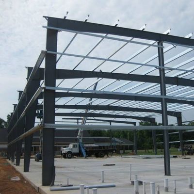 Bâtiment à ossature industrielle préfabriqué d'atelier de structure métallique