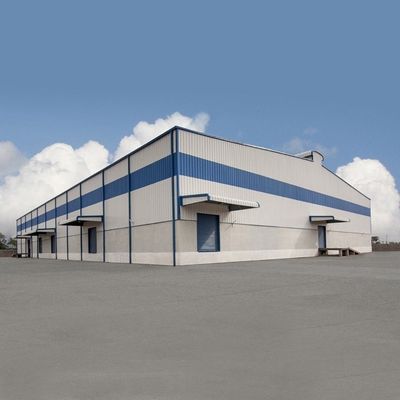 Bâtiment à ossature industrielle préfabriqué d'atelier de structure métallique