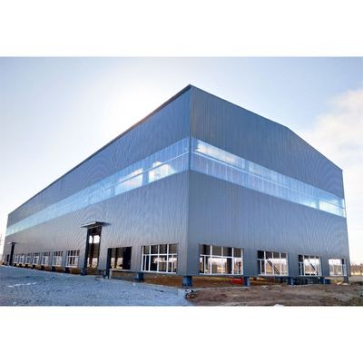Q235 / L'atelier de la structure métallique Q355 a préfabriqué les bâtiments à pans de bois en acier