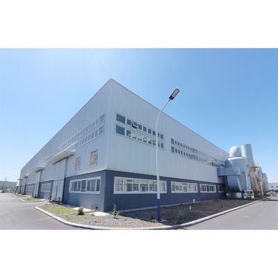 Q235 / L'atelier de la structure métallique Q355 a préfabriqué les bâtiments à pans de bois en acier