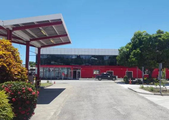 La construction d'immeuble de bureaux de cadre en acier de Q355 Q235 a préfabriqué