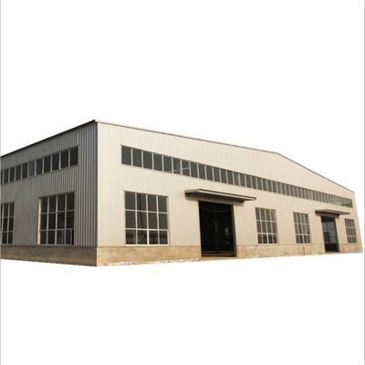 Construction préfabriquée industrielle de construction d'atelier de structure métallique multifonctionnelle