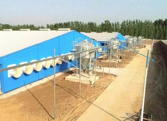 Bâtiments préfabriqués ignifuges de ferme de Chambre de porc de structure métallique d'OEM/ODM