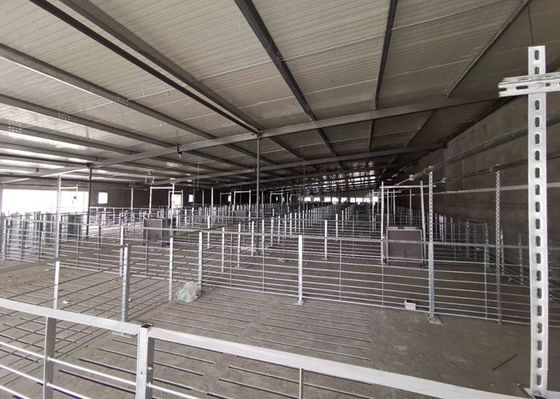 Q355 / La Chambre de porc de la structure métallique Q235 ignifugent les bâtiments en acier industriels