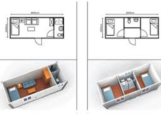 La Chambre pliable galvanisée de conteneur a préfabriqué la Chambre modulaire en acier