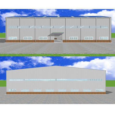 atelier préfabriqué de structure métallique d'industrie de 50m*50m traitant des bâtiments