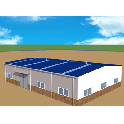 bâtiment à pans de bois d'industrie d'entrepôt de structure métallique de construction préfabriquée de 30m*20m
