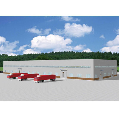 L'industrie 100*40 a préfabriqué l'atelier de structure métallique de cadre de structure métallique