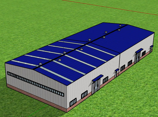 Bâtiment industriel du cadre 70*50 de fabrication en acier portaile d'entrepôt