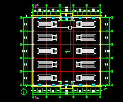 Construction préfabriquée de structure métallique ouvrière. Garage pour le parc du camion 1000sqm au Kenya