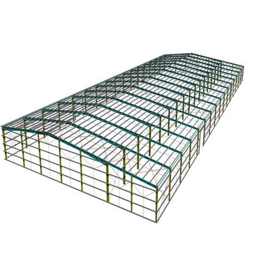 Entrepôt adapté aux besoins du client en aluminium/de PVC Windows structure métallique avec le Purlin de section de C/Z