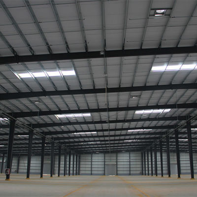 Usine préfabriquée de hangar de cadre en acier de construction d'entrepôt de structure métallique