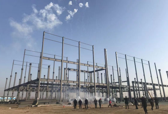Bâtiment en acier préfabriqué moderne à plusieurs étages sur mesure