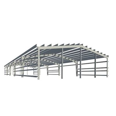 Stockage de bâtiment d'atelier d'entrepôt de la structure métallique Q355B adapté aux besoins du client