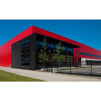 Entrepôt de hangar à structure métallique avec volet roulant/portes battantes/coulissantes et pente/toit plat